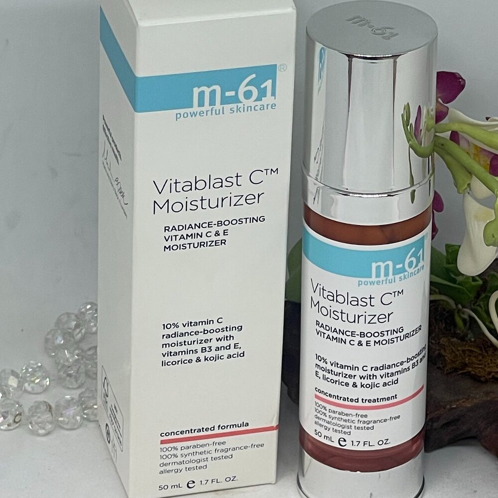 M-61 Vitablast C Moisturizer Radiance Boosting Vit C & E - 1.7 fl oz -New in Box